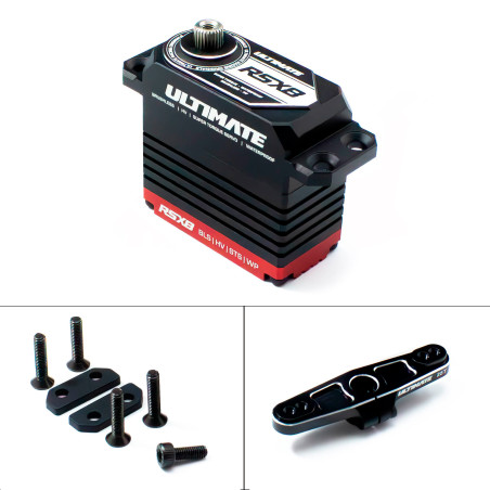 ULTIMATE RSX8 1/8 37KG 0.075s. BRUSHLESS SERVO W/ UR1814-25 HORN