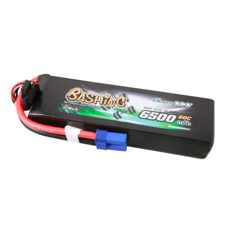 GENS ACE G-TECH 6500 mAh 11.1V 60C 3S1P  WITH EC5 BASHING SERIES-GEA653S60E5GT