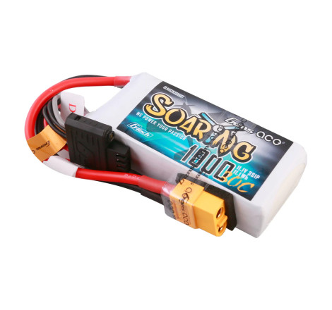 GENS ACE G-TECH SOARING 1000 mAh 11.1V 30C 3S1P WITH XT60-GEA103S30X6GT