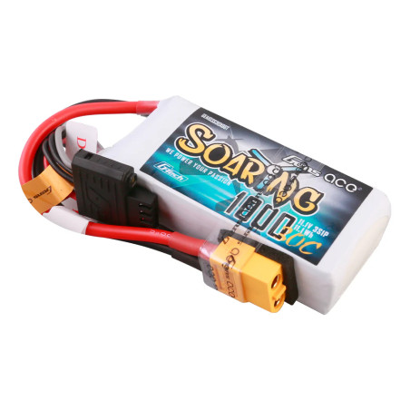 GENS ACE G-TECH SOARING 1000 mAh 11.1V 30C 3S1P WITH XT60-GEA103S30X6GT