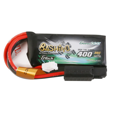 GENS ACE G-TECH 400 mAh 7,4V 35C 2S1P WITH JST PLUG BASHING SERIES - GEA4002S35JGT