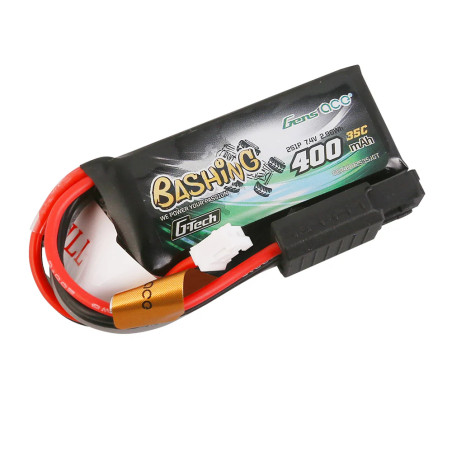 GENS ACE G-TECH 400 mAh 7,4V 35C 2S1P WITH JST PLUG BASHING SERIES - GEA4002S35JGT