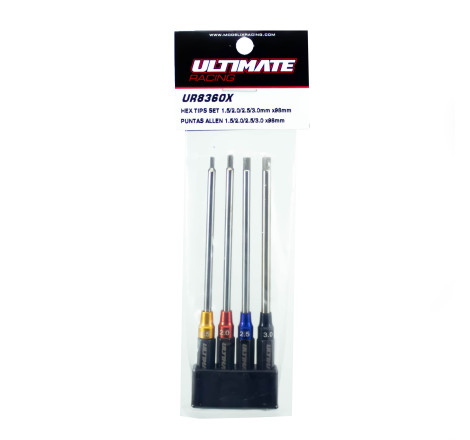 SET PUNTAS ALLEN POWER TOOL PRO 98mm CON INDICADOR (1.5/2.0/2.5/3.0)