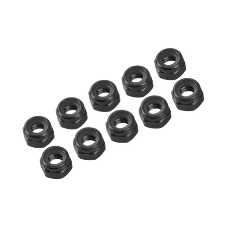AUTOBLOCANTE ALU. M3 NEGRO (10u.)