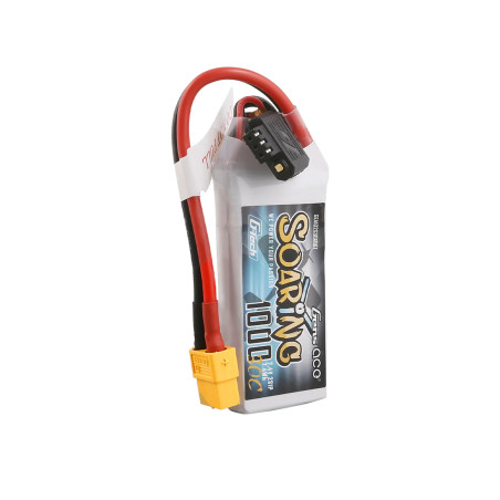 GENS ACE G-TECH SOARING 1000 mAh 7.4V 30C 2S1P WITH XT60-GEA102S30X6GT