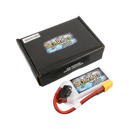 GENS ACE G-TECH SOARING 1000 mAh 7.4V 30C 2S1P WITH XT60-GEA102S30X6GT