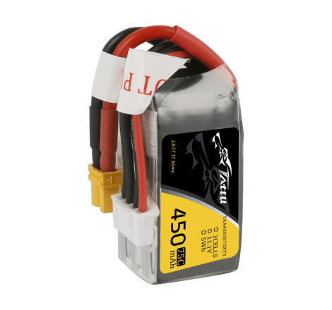 TATTU FUNFLY SERIES 450 mAh 11.1V 75C 3S1P WITH XT30-TAA4503S75XT3