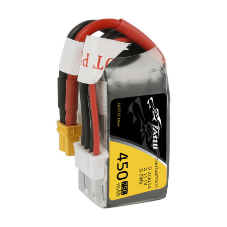 TATTU FUNFLY SERIES 450 mAh 11.1V 75C 3S1P WITH XT30-TAA4503S75XT3