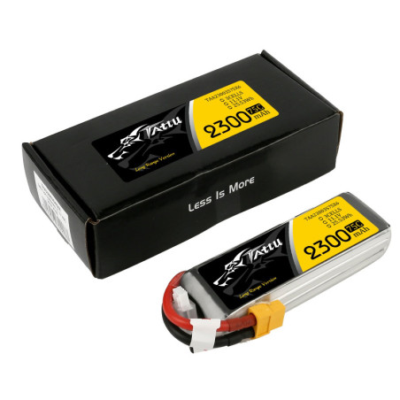 TATTU FUNFLY SERIES 2300 mha 11,1V 75C 3S1P WITH XT60 - TAA23003S75X6