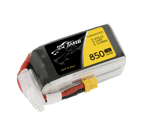 TATTU 850 mAh 14.8V 75C 4S1P WITH XT30-TAA48504S75XT3
