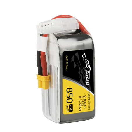 TATTU 850 mAh 14.8V 75C 4S1P WITH XT30-TAA48504S75XT3