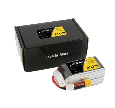 TATTU 850 mAh 14.8V 75C 4S1P WITH XT30-TAA48504S75XT3