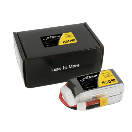 TATTU 850 mAh 14.8V 75C 4S1P WITH XT30-TAA48504S75XT3