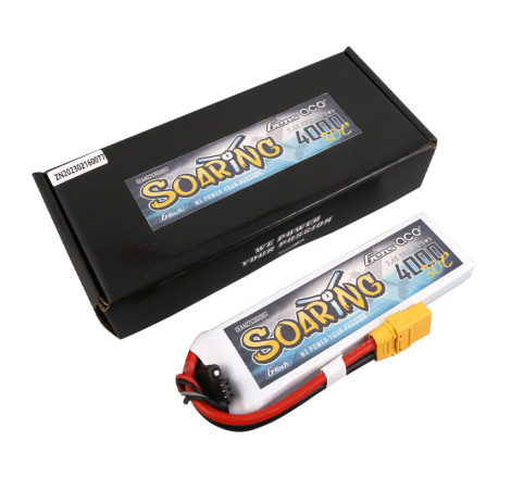 GENS ACE G-TECH SOARING 4000 mha 7.4V 30C 2S1P WITH XT90 - GEA402S30X9GT