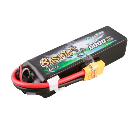 GENS ACE G-Tech 5000 mAh 14.8V 60C 4S1P WITH XT90  BASHING SERIES - GEA504S60X9GT