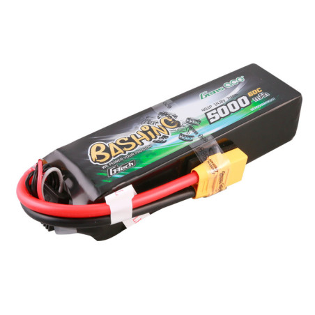 GENS ACE G-Tech 5000 mAh 14.8V 60C 4S1P WITH XT90  BASHING SERIES - GEA504S60X9GT