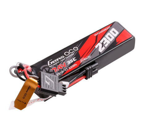 GENS ACE G-TECH 2300 mAh 7.4V 35C 2S1P WITH EC2-GEA232S35E2GT