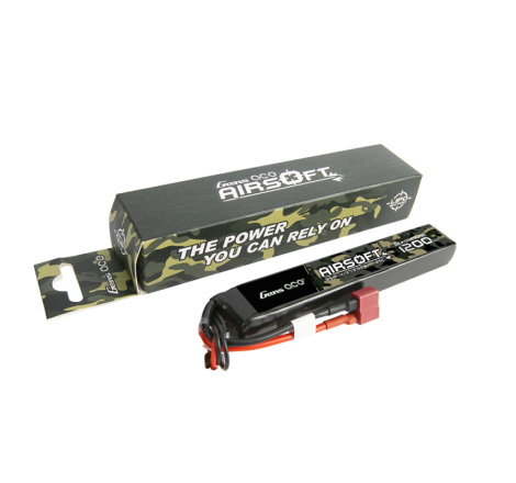 GENS ACE 1200 mha 11.1V 25C 3S1P AIRSOFT WITH T-DEAN -GEA12003S25D