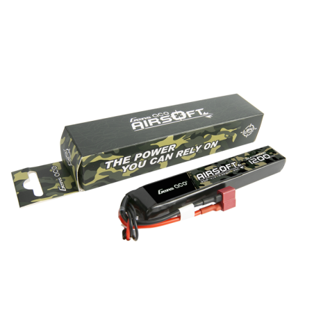 GENS ACE 1200 mha 11.1V 25C 3S1P AIRSOFT WITH T-DEAN -GEA12003S25D