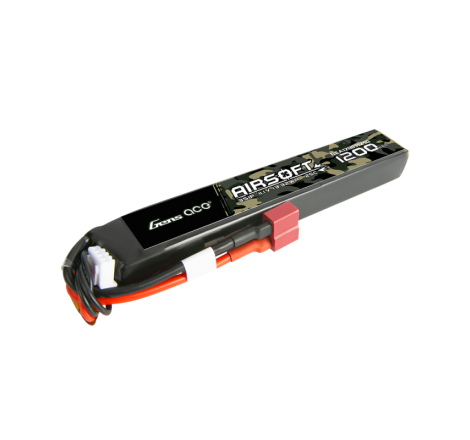 GENS ACE 1200 mha 11.1V 25C 3S1P AIRSOFT WITH T-DEAN -GEA12003S25D