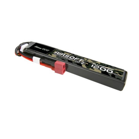 GENS ACE 1200 mha 11.1V 25C 3S1P AIRSOFT WITH T-DEAN -GEA12003S25D