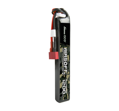 GENS ACE 1200 mha 11.1V 25C 3S1P AIRSOFT WITH T-DEAN -GEA12003S25D