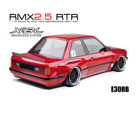 COCHE DRIFT MST RMX 2.5 RWD E30RB ROJO BRILLANTE  BRUSHLESS