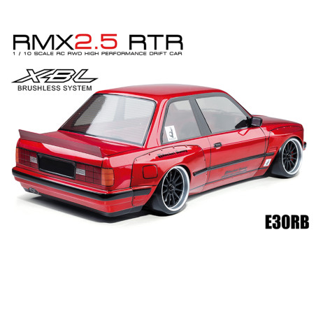 COCHE DRIFT MST RMX 2.5 RWD E30RB ROJO BRILLANTE  BRUSHLESS