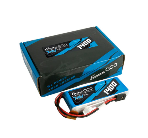 GENS ACE 1400 mha 7.4V 2S1P WITH JR -TRANSMITER - GEA14002SRXJR