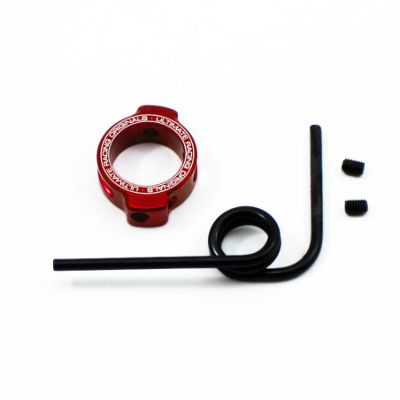 ULTIMATE MUFFLER SUPPORT ALU. RING (RED)