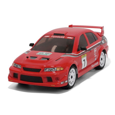 MITSUBISHI EVO DRIFT 4WD RTR 1:10 WATERPROOF BRUSHLESS 60A 3300KW RED HNR9804-R