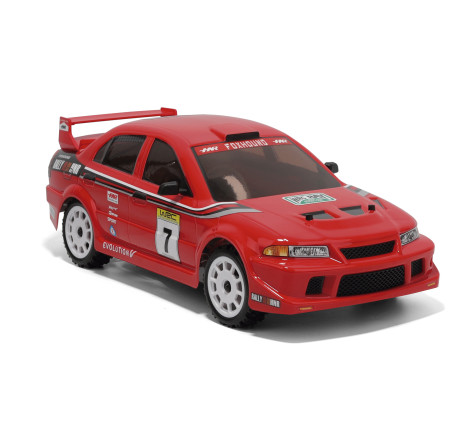 MITSUBISHI EVO DRIFT 4WD RTR 1:10 WATERPROOF BRUSHLESS 60A 3300KW RED HNR9804-R