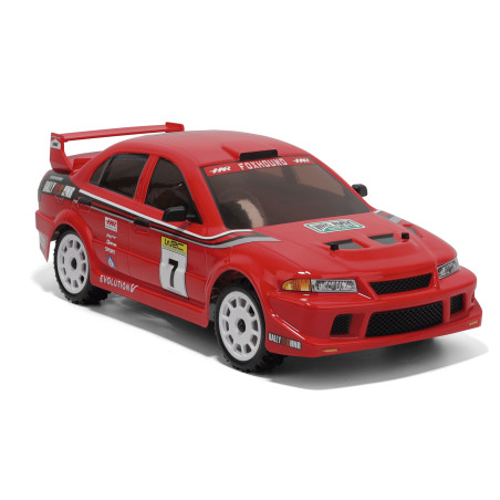 MITSUBISHI EVO DRIFT 4WD RTR 1:10 WATERPROOF BRUSHLESS 60A 3300KW RED HNR9804-R