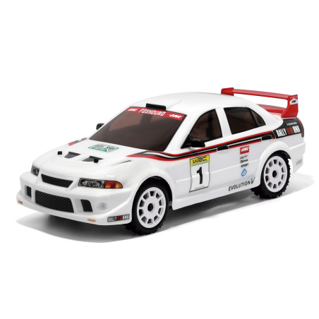 MITSUBISHI EVO DRIFT 4WD RTR 1:10 WATERPROOF BRUSHLESS 60A 3300KW WHITE HNR9804-W