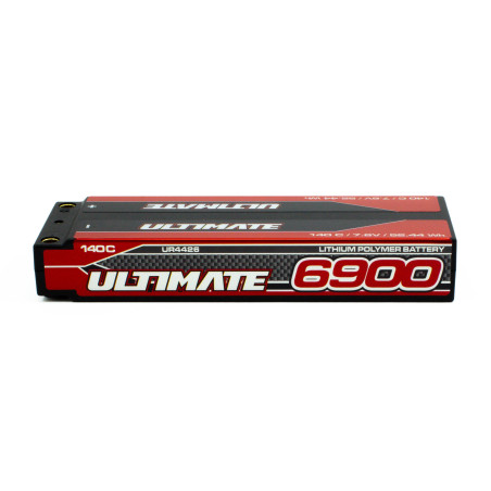 BATERÍA ULTIMATE GRAFENO HV LiPo STICK HC 6900mAh 2S 7.6V 140C CONEXION 5mm