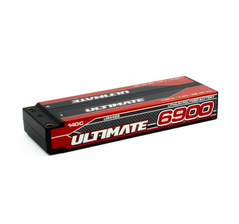 BATERÍA ULTIMATE GRAFENO HV LiPo STICK HC 6900mAh 2S 7.6V 140C CONEXION 5mm
