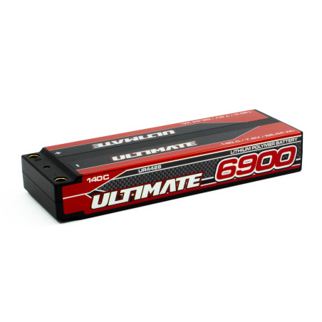 BATERÍA ULTIMATE GRAFENO HV LiPo STICK HC 6900mAh 2S 7.6V 140C CONEXION 5mm