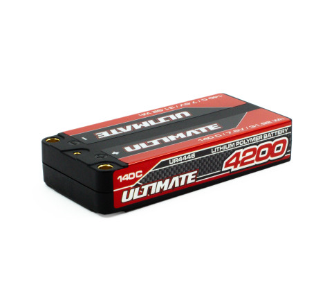 BATERÍA ULTIMATE GRAFENO HV LiPo SHORTY 7.6v. 4200mAh 140C CONEXION 5mm