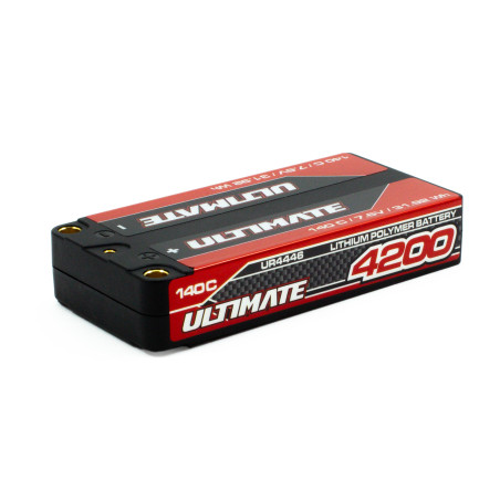 BATERÍA ULTIMATE GRAFENO HV LiPo SHORTY 7.6v. 4200mAh 140C CONEXION 5mm