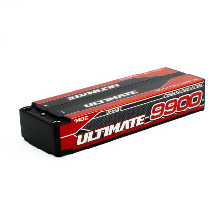 BATERÍA ULTIMATE GRAFENO HV LiPo STICK HC 9900 mAh 2S 7.6V 140C CONEXION 5mm