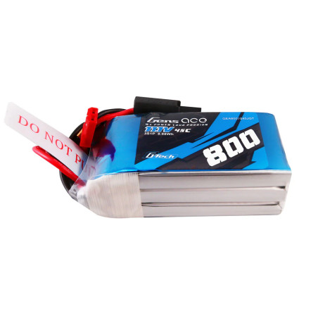 GENS ACE GTECH 800 mha 11.1V 45C 3S1P WITH BEC -GEA8003S45JGT