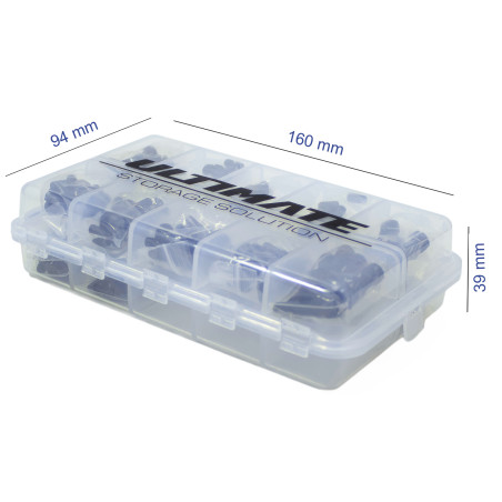 M4 SCREWS SET (170pcs) w/ ULTIMATE DOUBLE-SIDED BOX