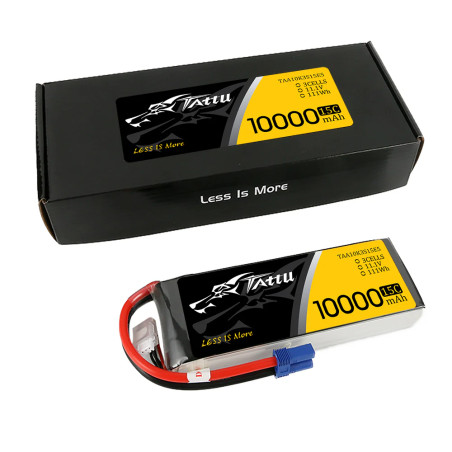 TATTU 10000 mha 11.1V 3S1P 15C EC5 TAA10K3S15E5