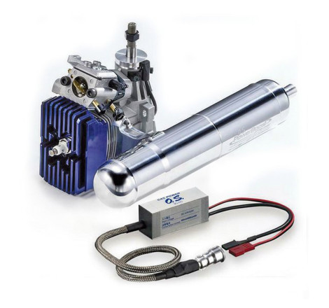 OS GT15-HZ II 2ST GLOW HELICOPTER WITH POWERBOOST PIPE 15HZ