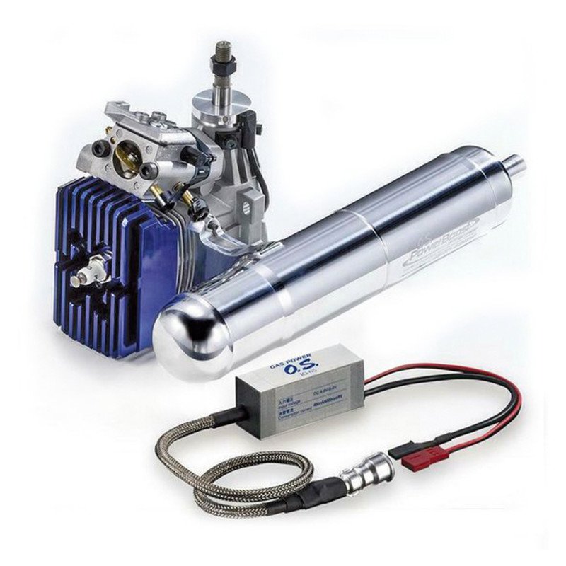 O.S. ENGINES - COMBO MOTOR OS GT15HZ II HELICOPTERO 2T GLOW CON