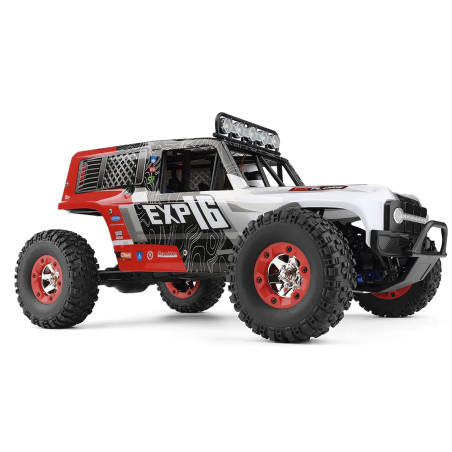 COCHE ELECTRICO RTR 1/12 ROCK CRAWLER 4WD 2.4 GHZ- ROJO- WLTOYS 124006