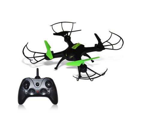 2.4G 4CH RC QUADCOPTER  RTF WITH ALTITUDE HOLD 38CM GREEN - LHX43