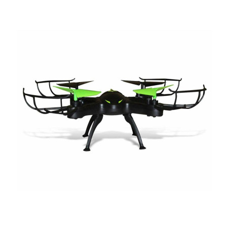 CUADRICOPTERO MEDIANO 38.5x30cm 2,4GHZ CON CONTROL DE ALTURA VERDE -  LHX43