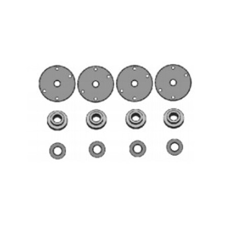 SET PISTONES + PLASTICOS TORICAS AMORTIGUADOR H9901