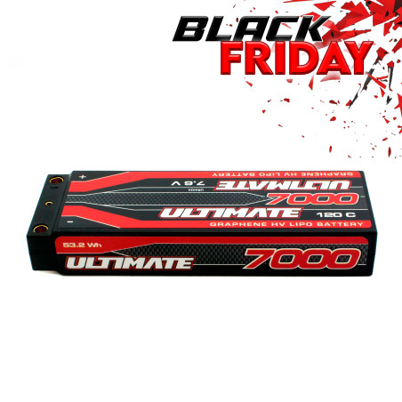 BATERÍA ULTIMATE GRAFENO HV LiPo STICK 7.6v. 8500mAh 120C CONEXION 5mm